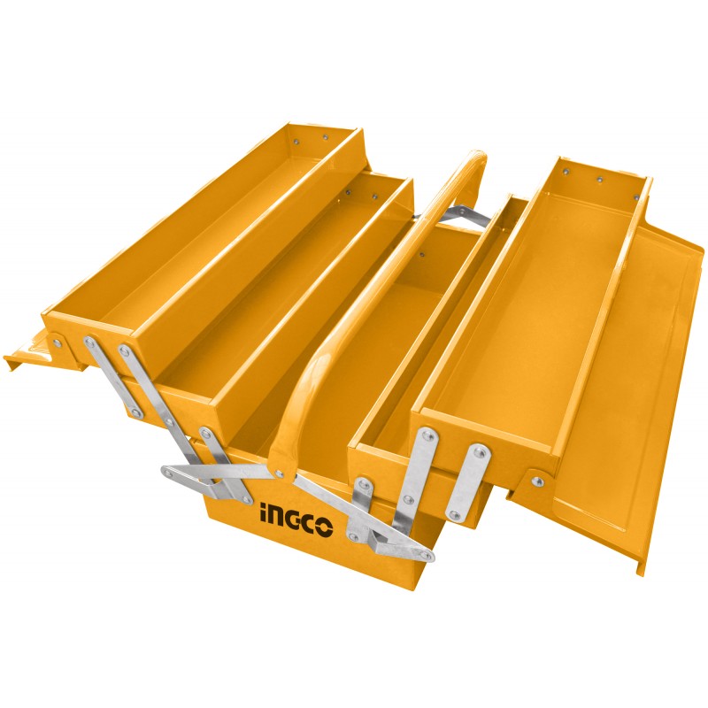 INGCO Cassetta porta attrezzi in metallo 3 strati 404X200X205mm