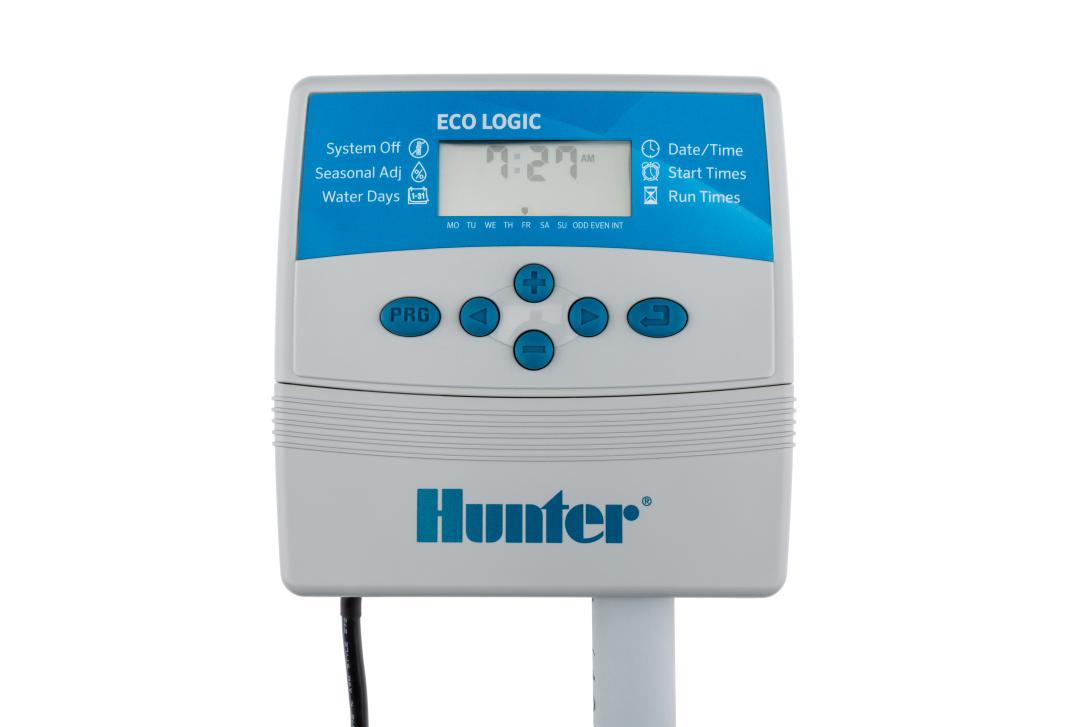 Hunter Eco Logic Elc 601i-E 6-Stationen-Bewässerungssteuerung für Gemüsegärten und Gärten