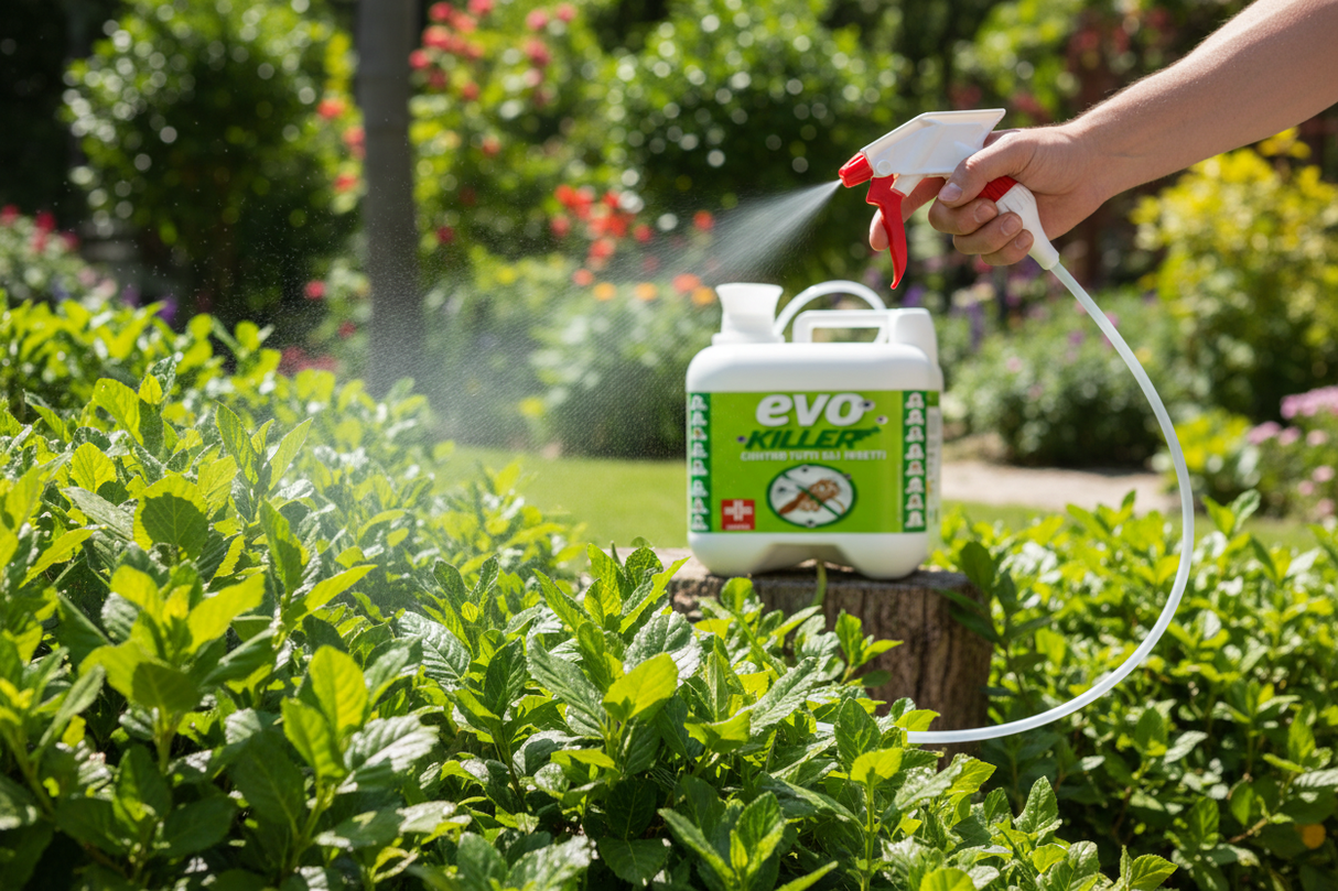 EVO KILLER utilizzo in giardino
