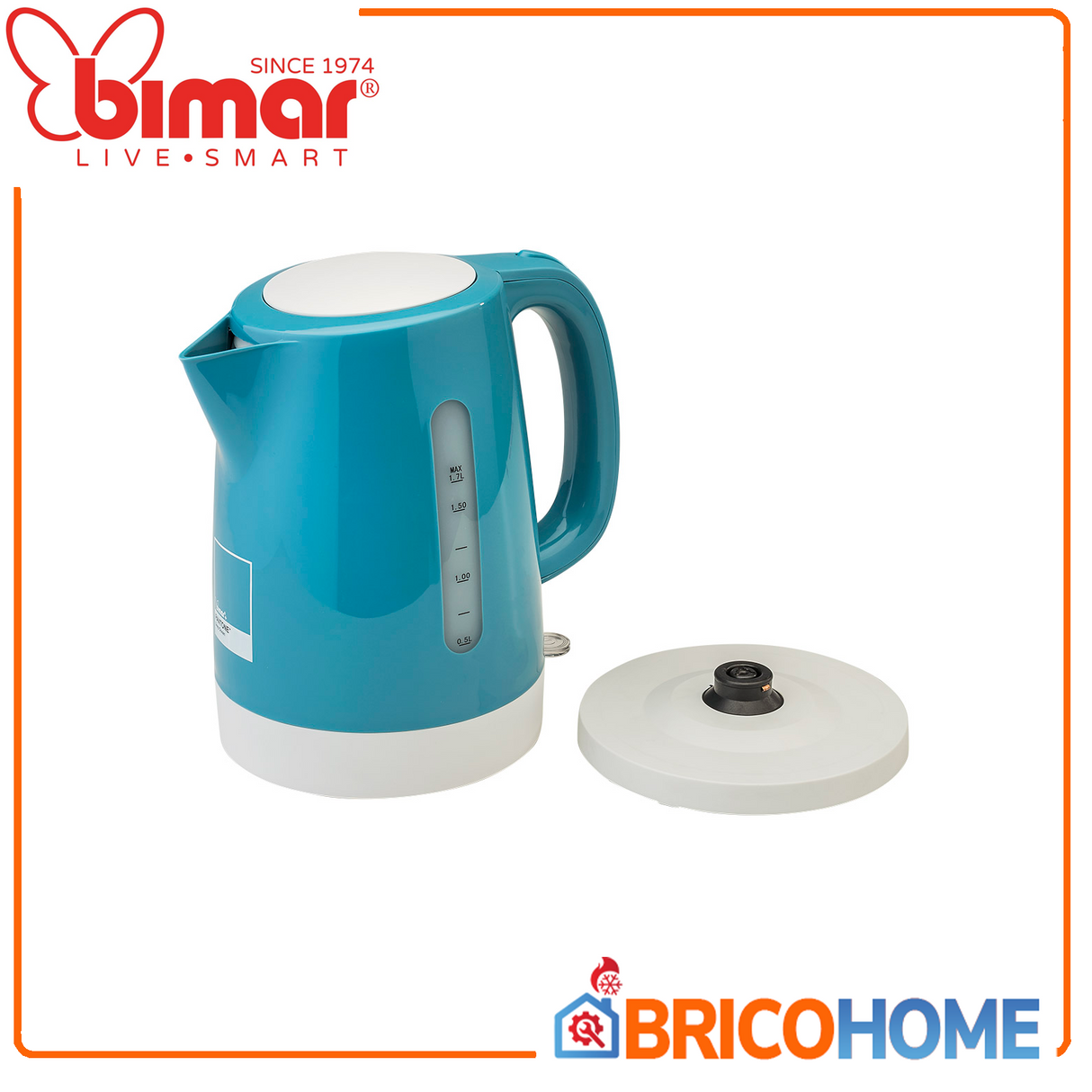 Bimar Bollitore cordless 1,7 LT Pantone