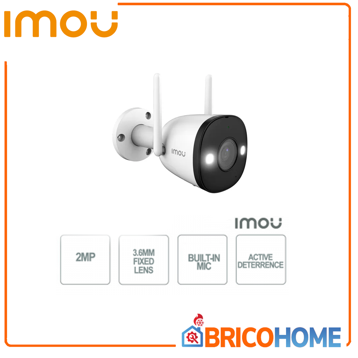 IP-Bullet-Kamera – WiFi Full HD 2Mpxl IPC-F22FP IMOU