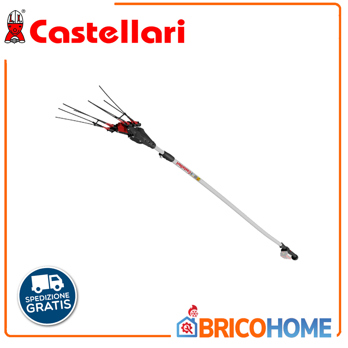 Castellari Abbacchiatore Elettrico a Batteria VERTIGO L 18V – 240–320 cm ( solo corpo )