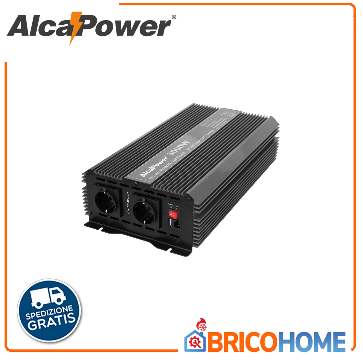 Inverter Soft Start 3000W Input 24V DC Out 230V AC