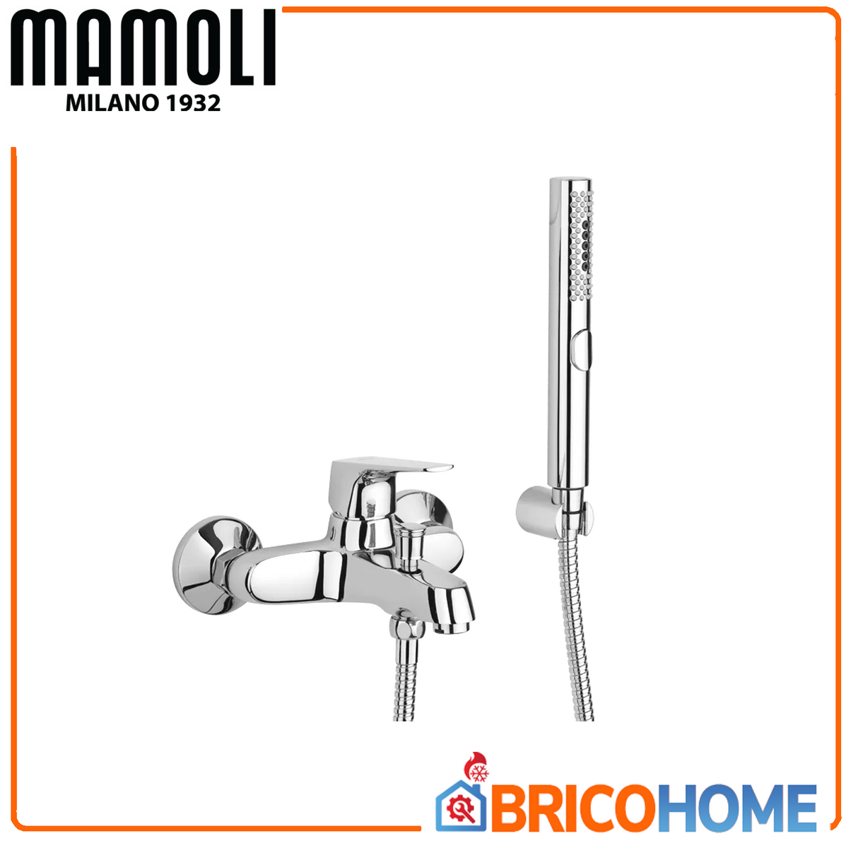 Mamoli Miscelatore per vasca esterno finitura cromata Spartaco