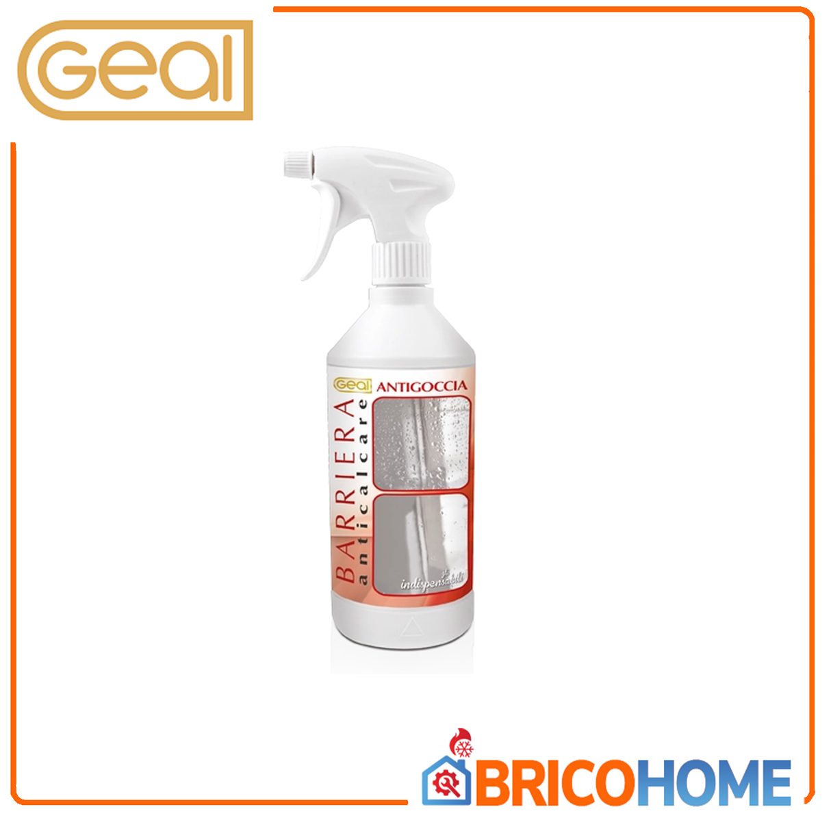 Barriera anticalcare antigoccia per vetri e box doccia