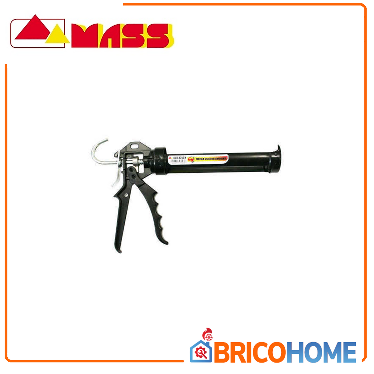 SILICONE GUN 4243 BLACK
