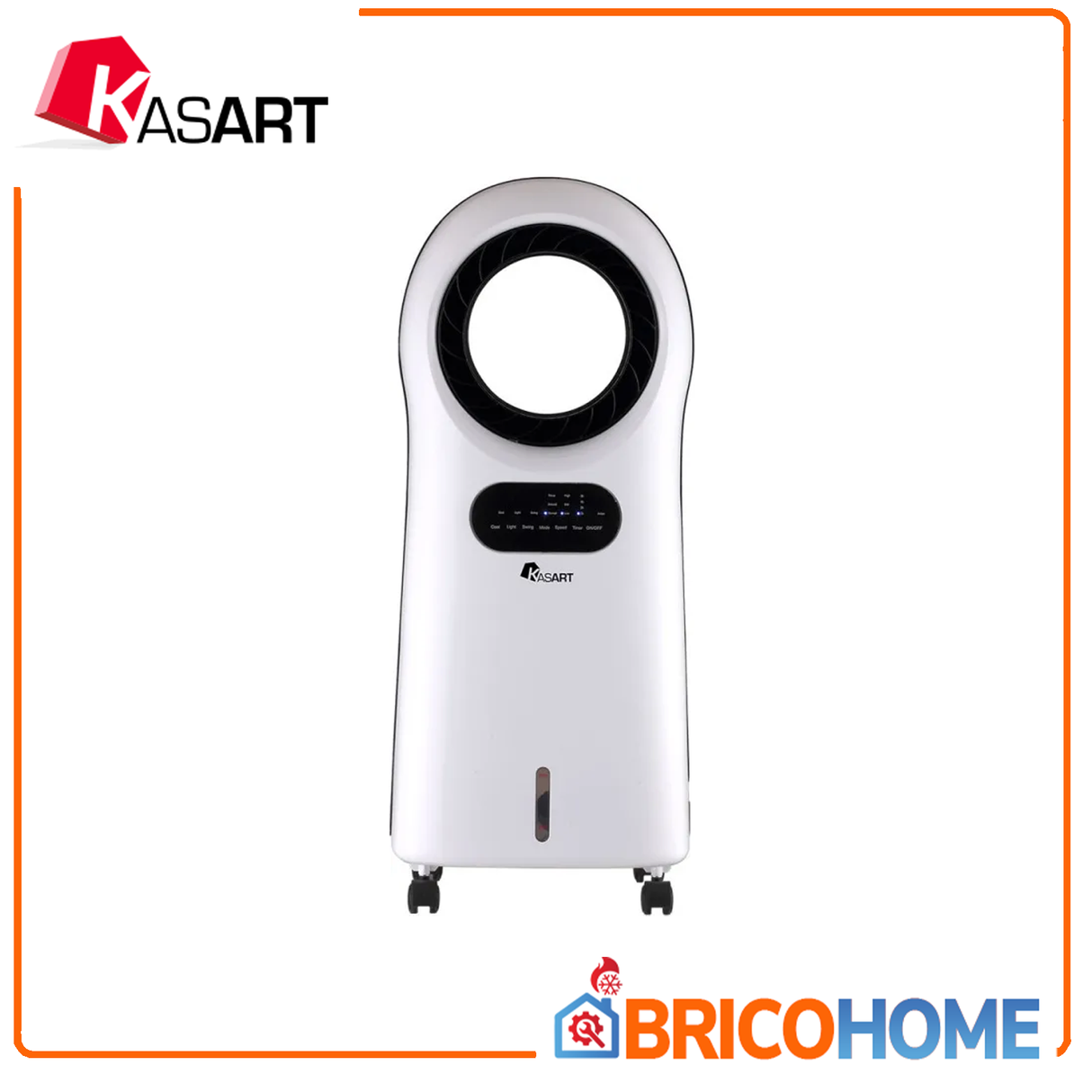 Raffrescatore Umidificatore d'aria portatile con Ionizzatore e telecomando - Kasart