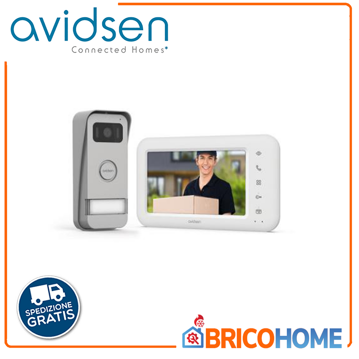 Avidsen Home Videocitofono connesso Elia Smart