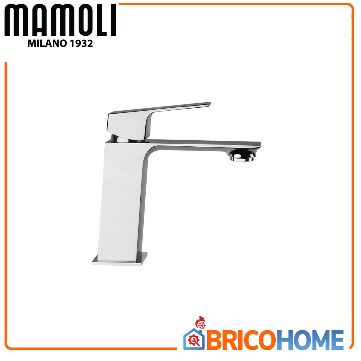 Mamoli Miscelatore per lavabo finitura cromata con scarico piletta click clack Blade