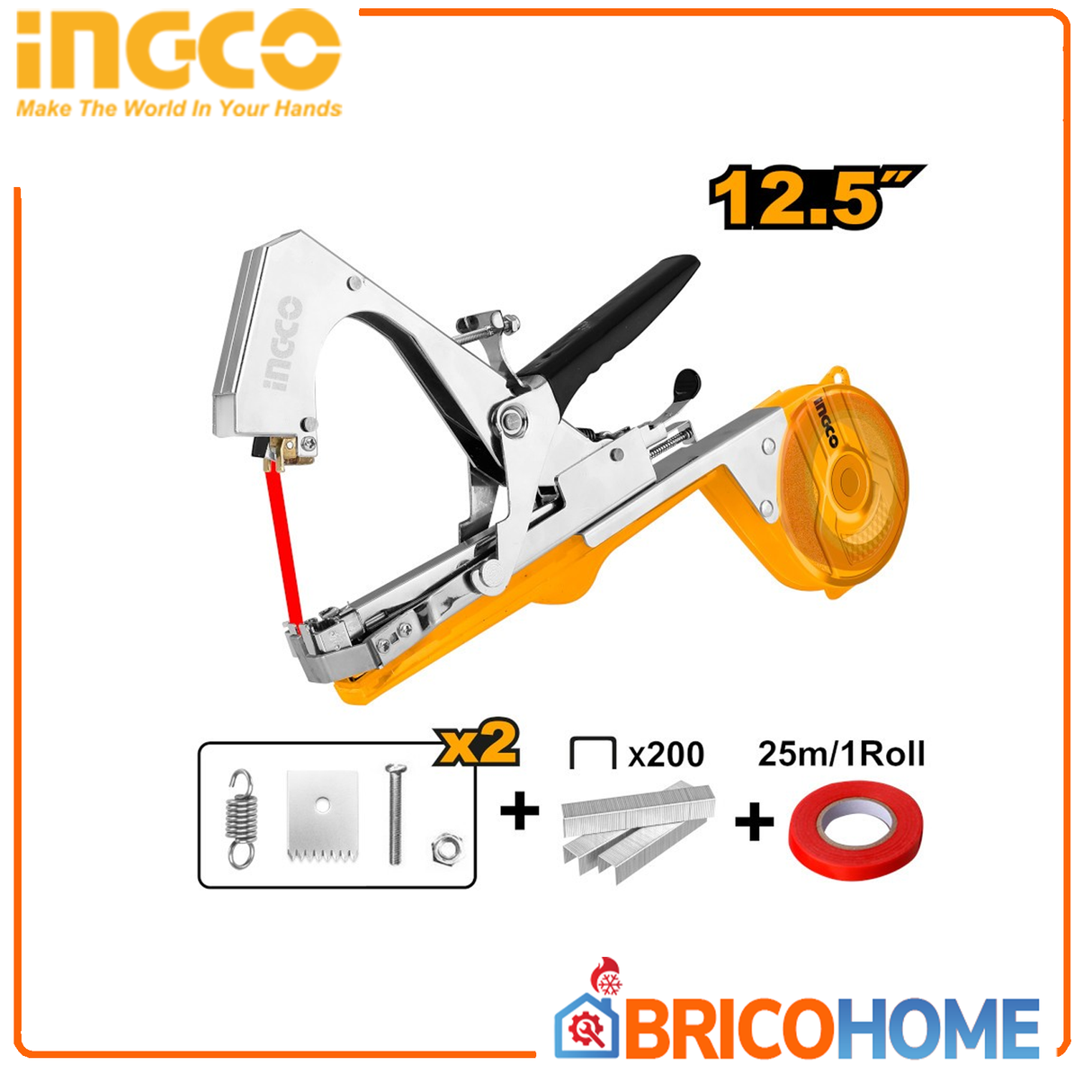 INGCO Pinze legatrici a nastro per piante