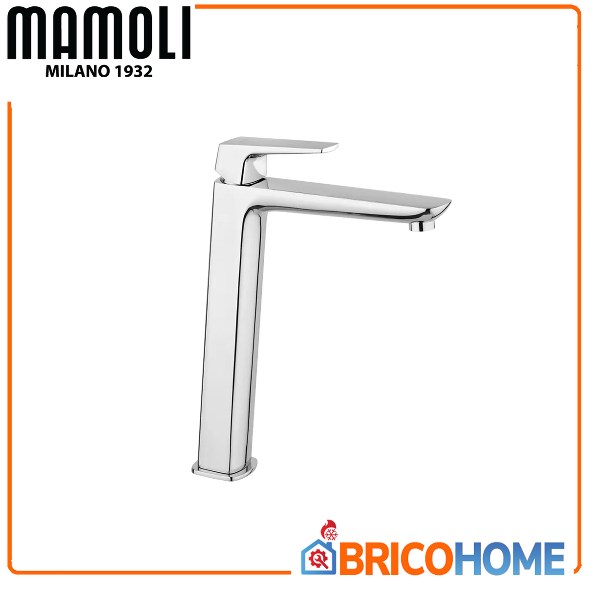 Mamoli Miscelatore per lavabo alto finitura cromata Spartaco