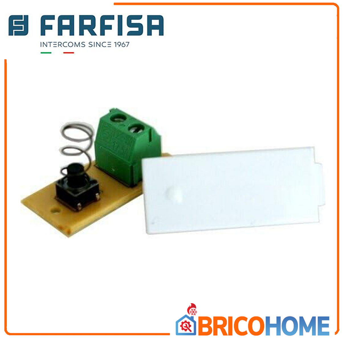 Tasto supplementare EX301 bianco per cornette Exhito FARFISA