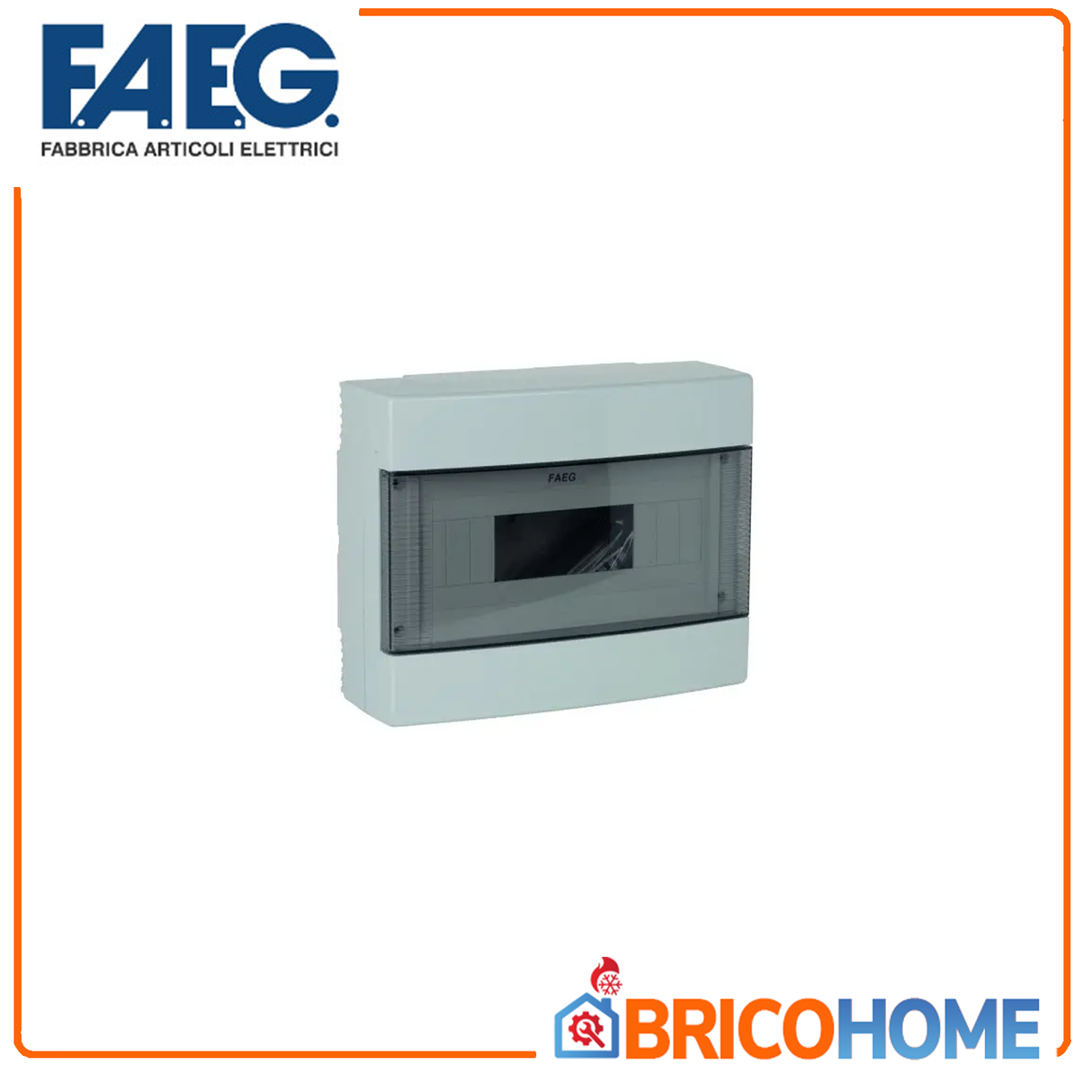 Centralino da parete con portello 12 moduli IP40 - Faeg FG14412