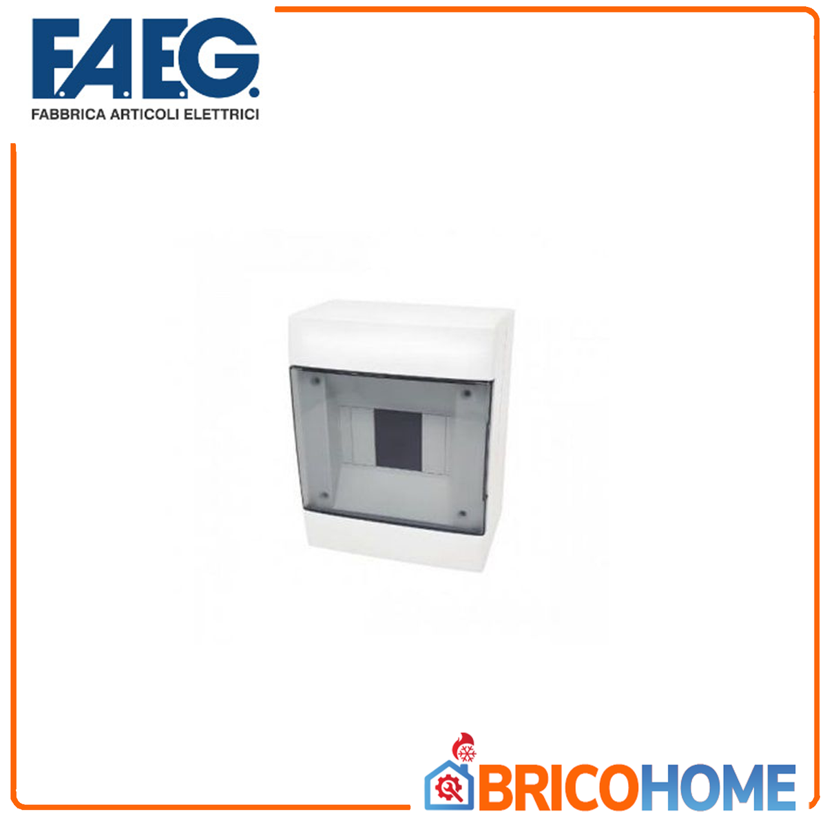 Centralino da parete con portello 4 moduli IP40 - Faeg FG14404