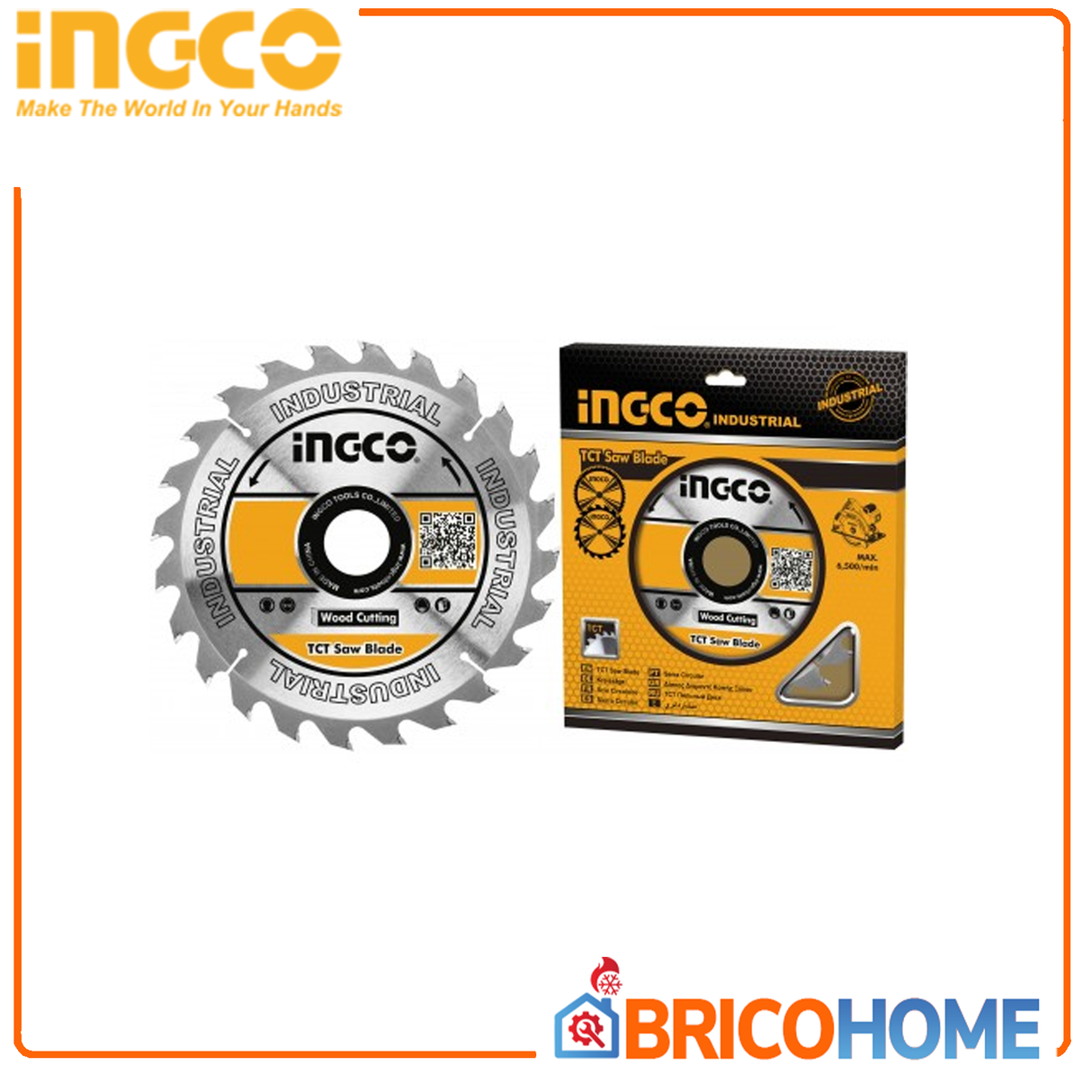 Disco di ricambio per sega circolare 165mm 24T - Ingco