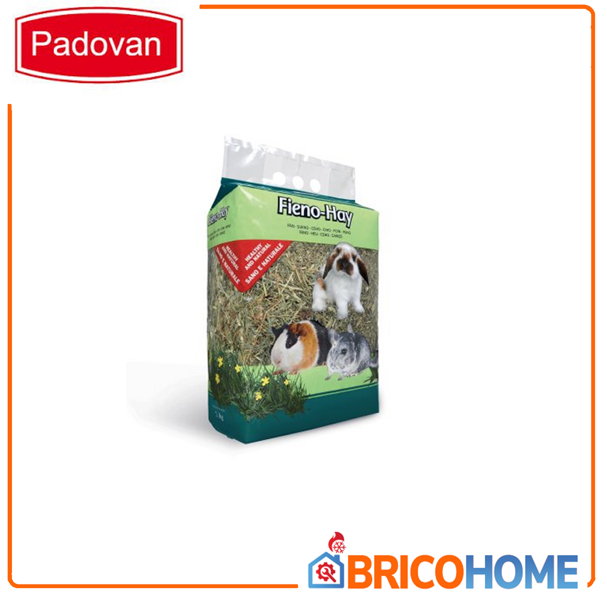 Fieno pressato per roditori 1kg - Fieno Hay Padovan