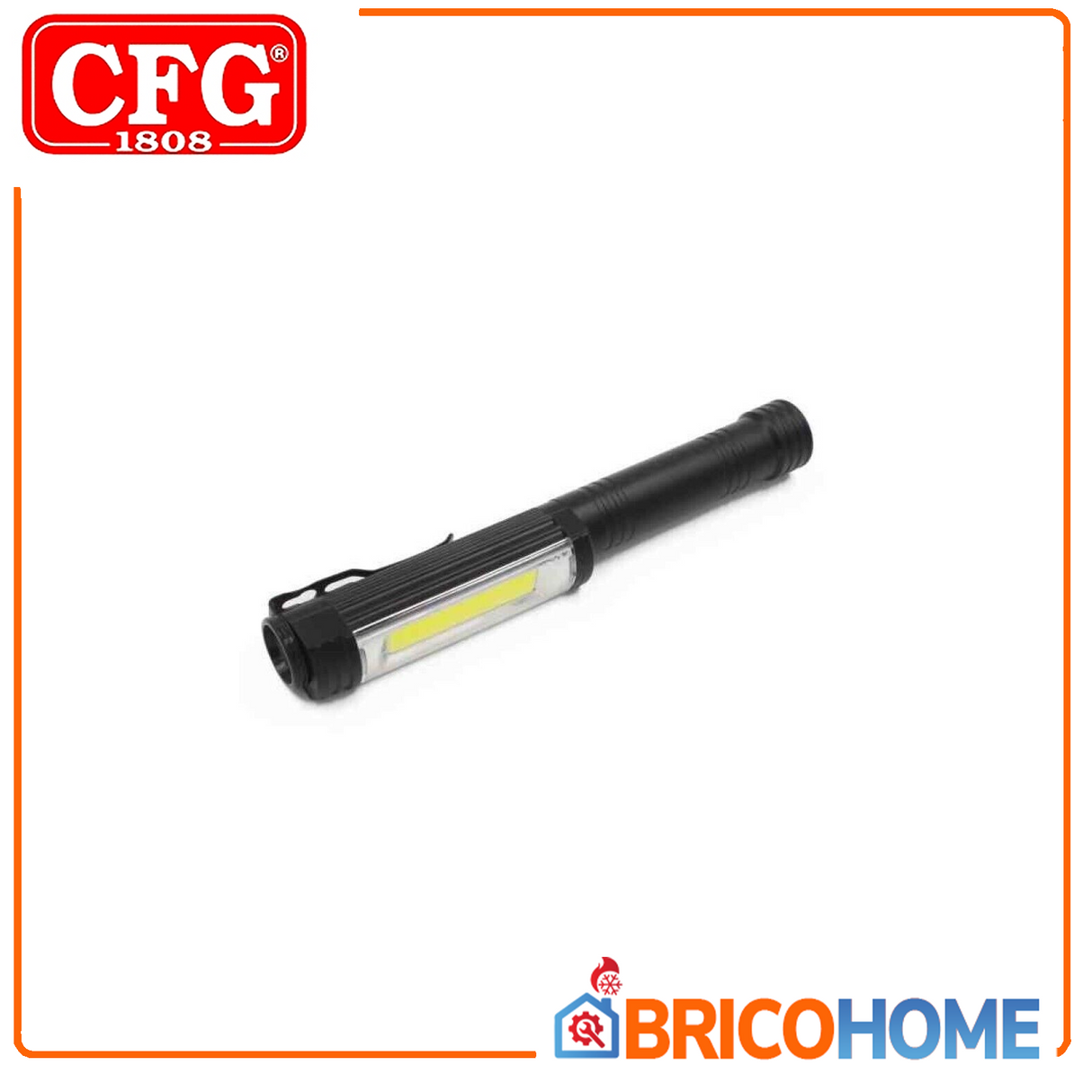 NERO CALAMITO LED – Torcia in alluminio con magnete e clip