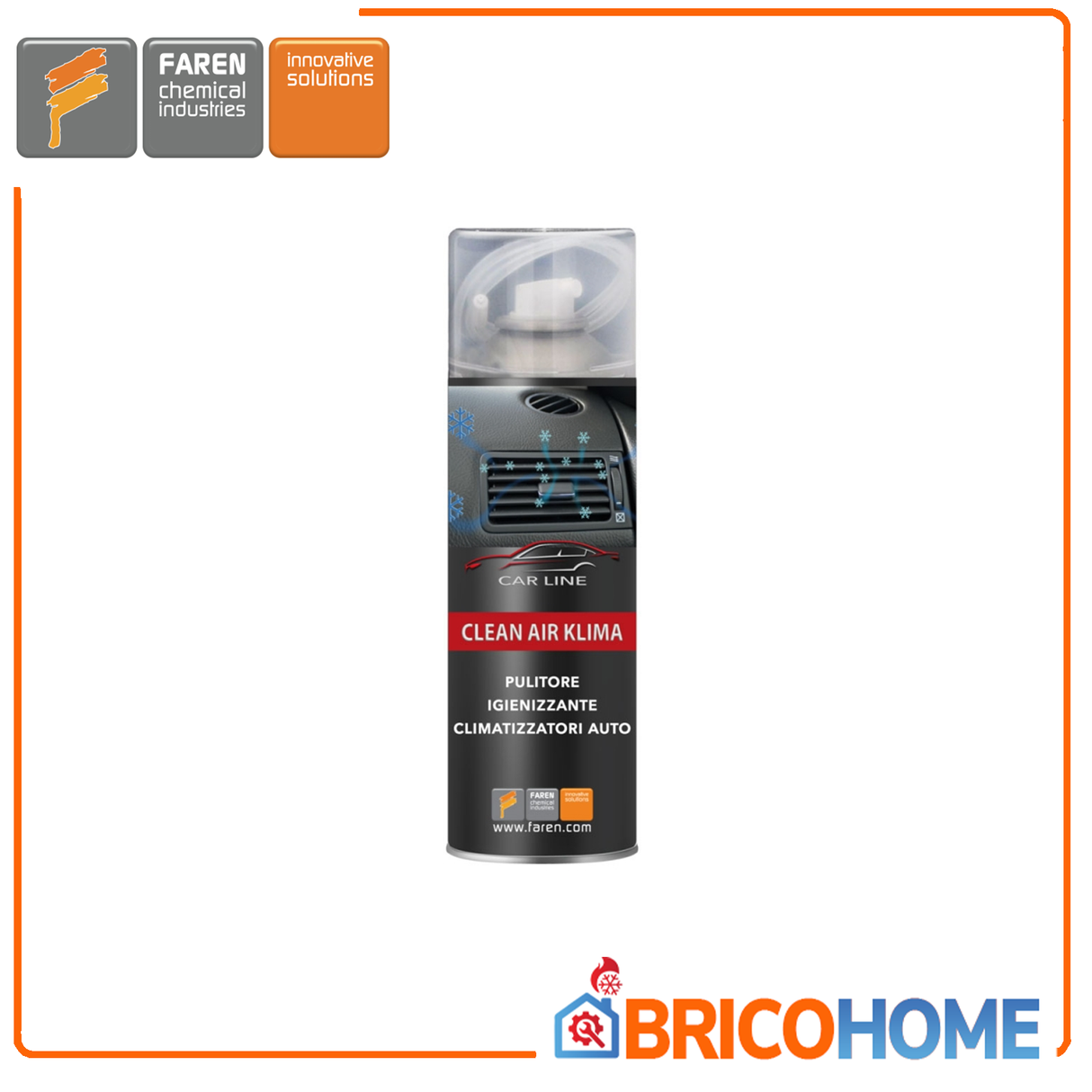 FAREN Spray igienizzante per climatizzatori 400ml CLEAN AIR KLIMA