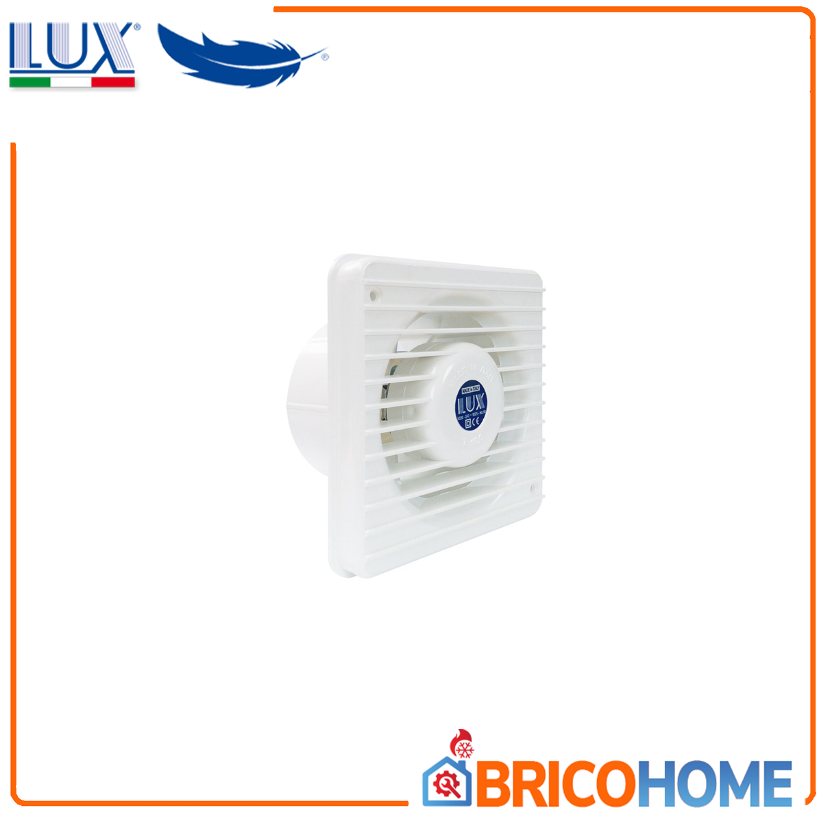 Aspiratore da parete assiale in materiale termoplastico Serie T - LUX