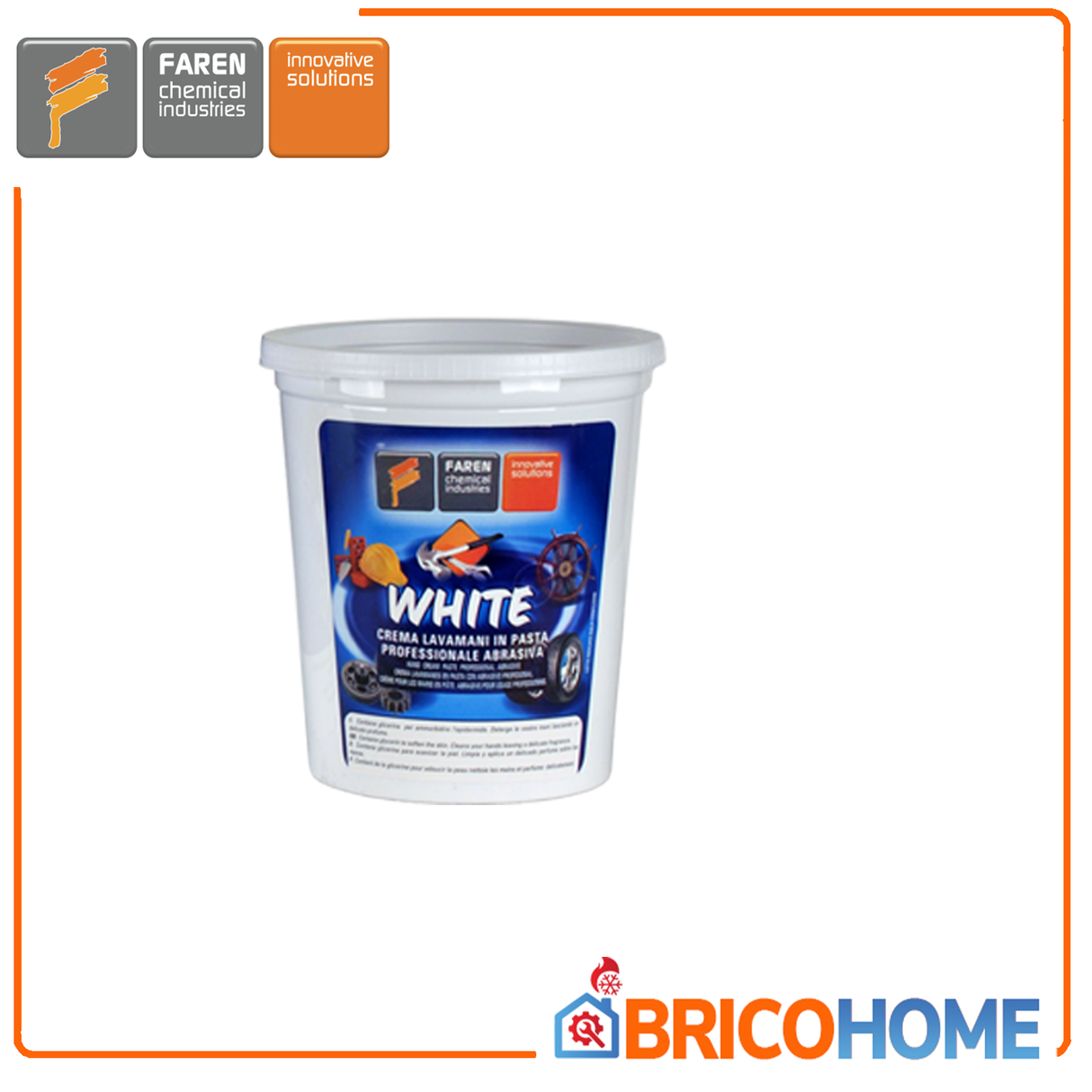 FAREN Pasta lavamani bianca confezione da 1kg - WHITE