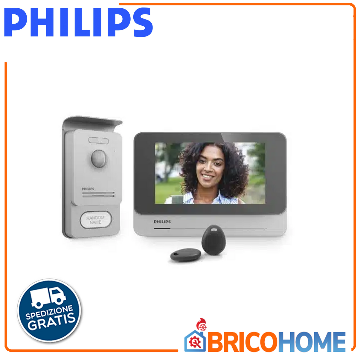 Videocitofono Wi-Fi Monitor Touch Screen 7''- WelcomeEye Connect Pro - Philips