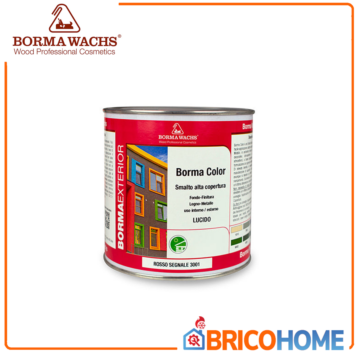 Smalto alta copertura 3 in 1 UNIVERSALE - ANTIRUGGINE LUCIDO 750ml