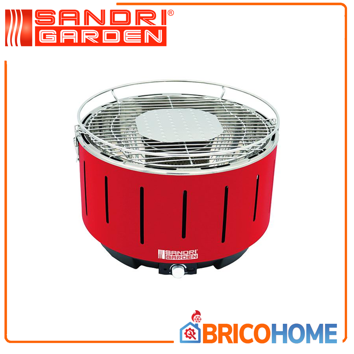Sandri Garden Barbecue senza fumo con griglia inox SG 31I Ø 31 cm