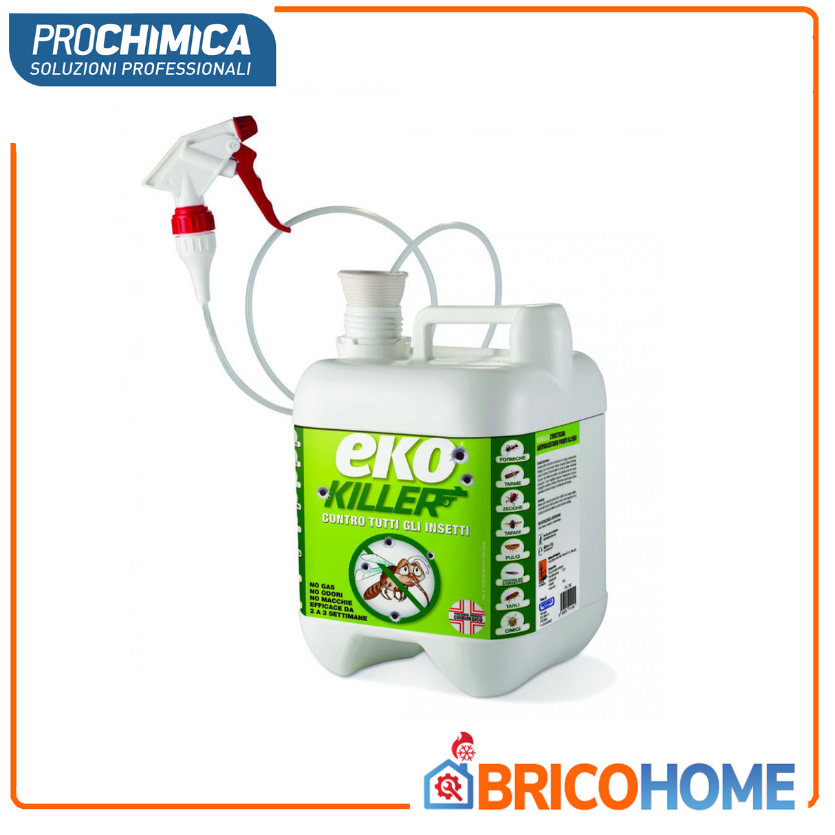 Prochimica EKOKILLER Insetticida universale contro tutti gli insetti 5LT