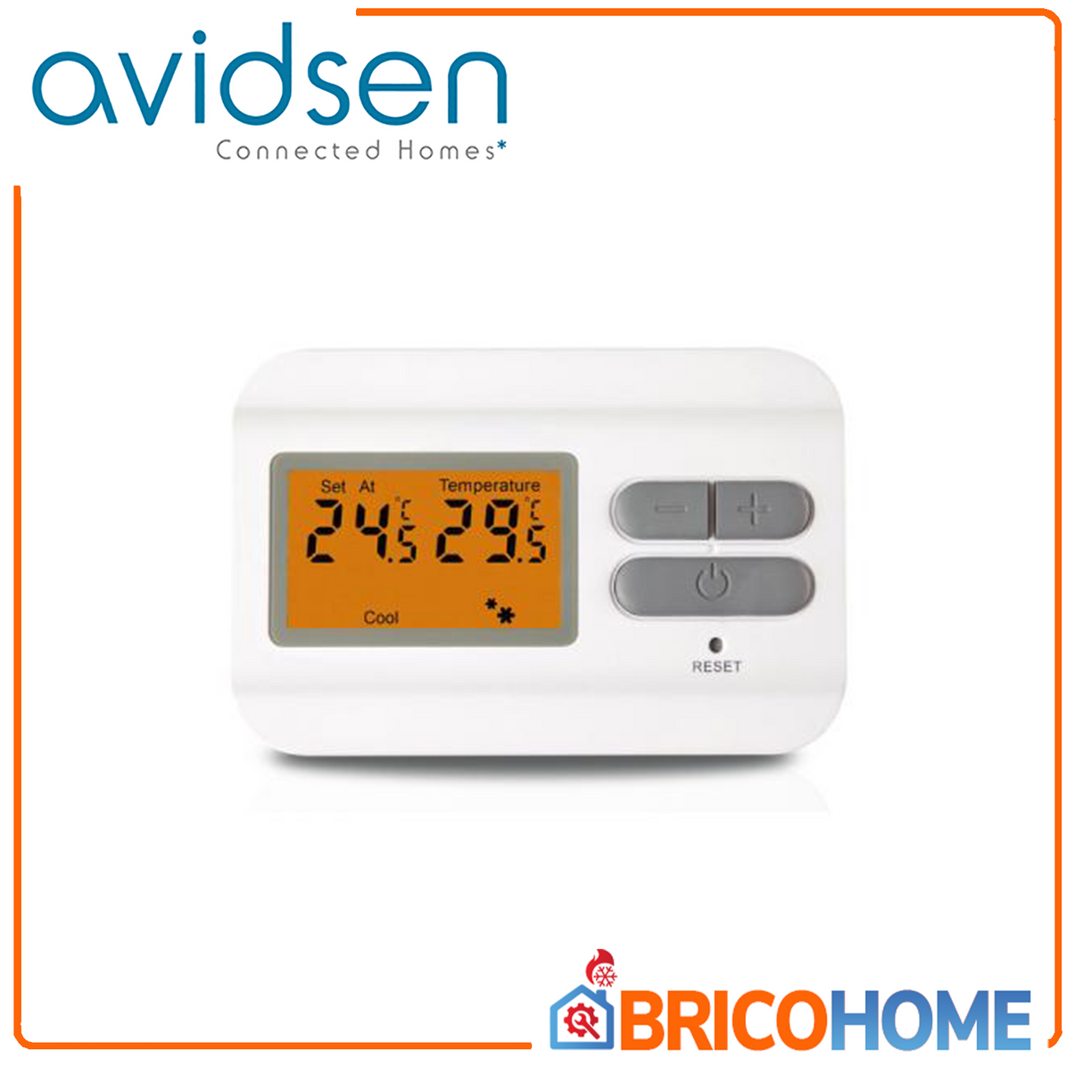 Termostato digitale a display LCD AVIDSEN