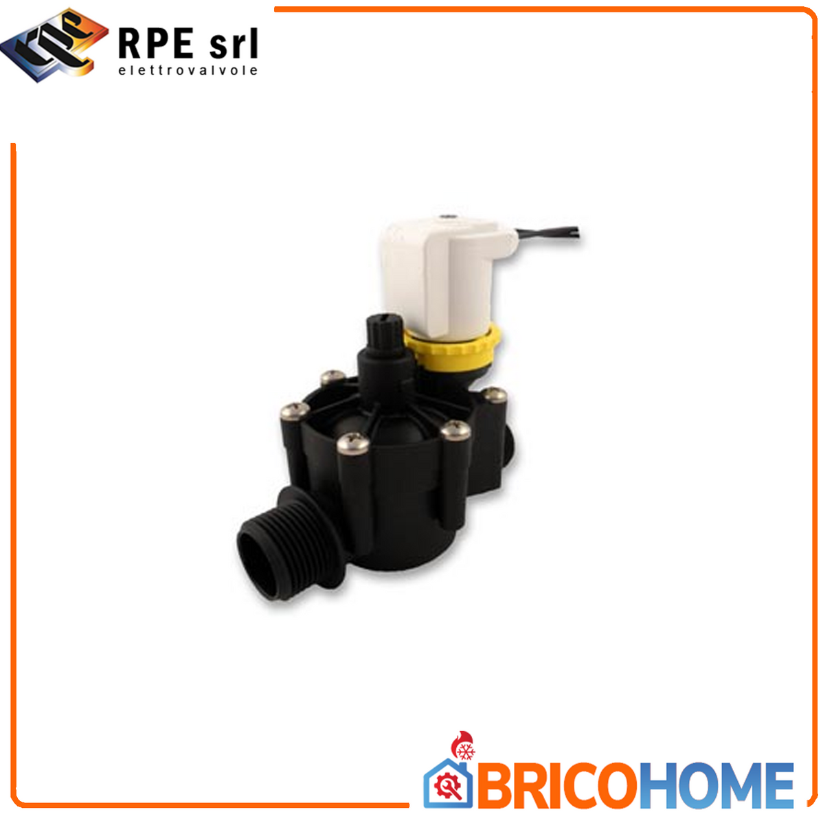 RPE Elettrovalvola per irrigazione regolatore di flusso NC M/M 24V Ac