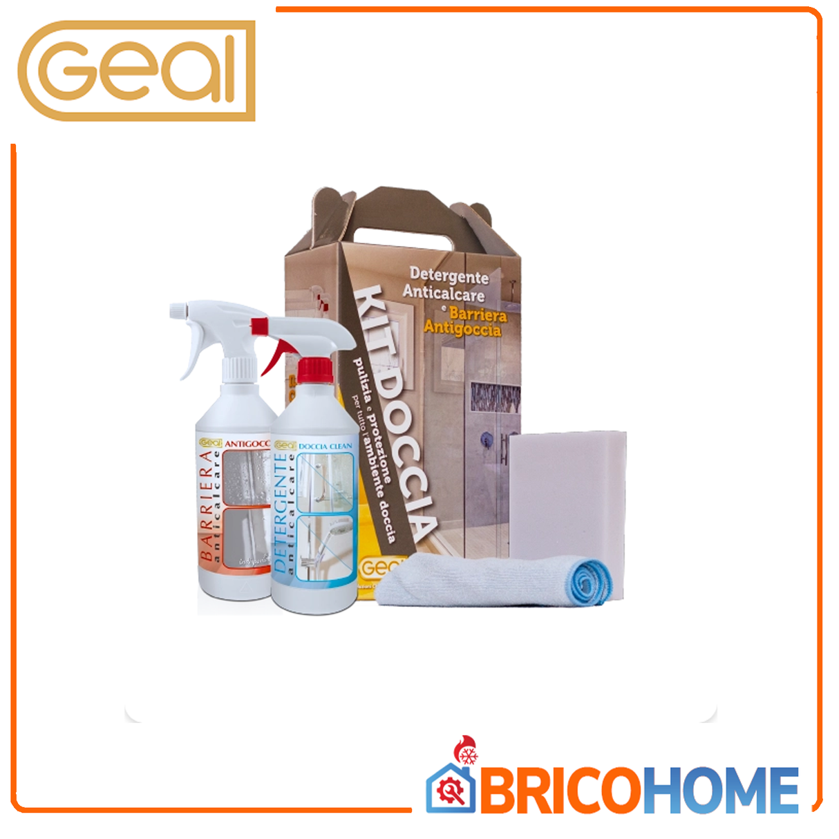 KIT DOCCIA Pulizia e protezione per l'ambiente doccia