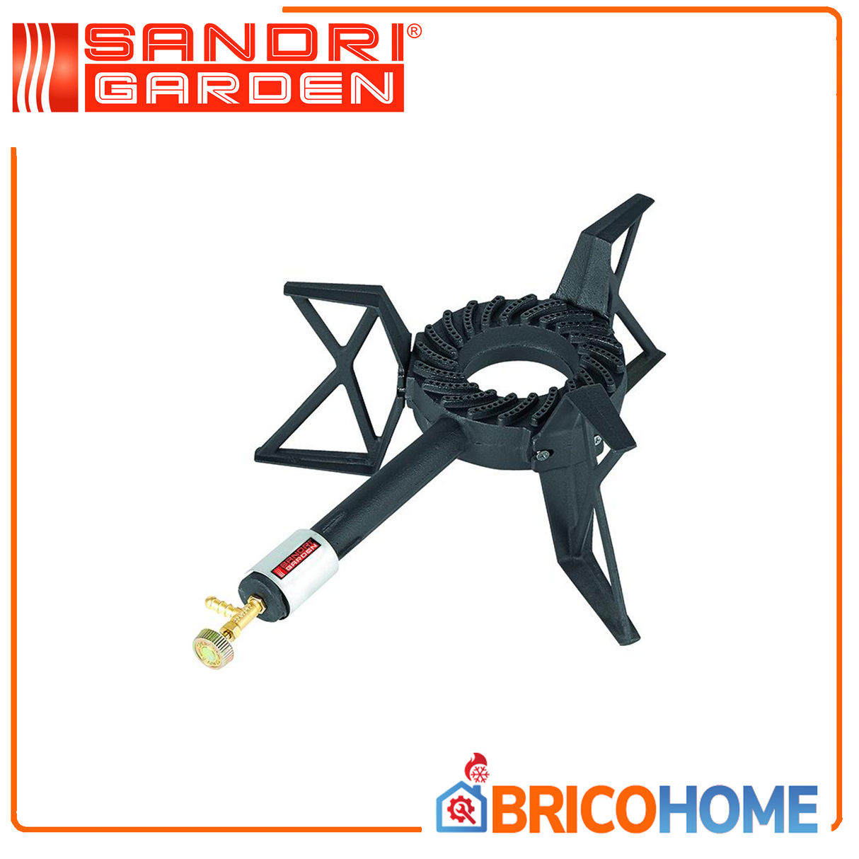 Sandri Garden Fornellone standard tutto in ghisa 3 piedi 8kw