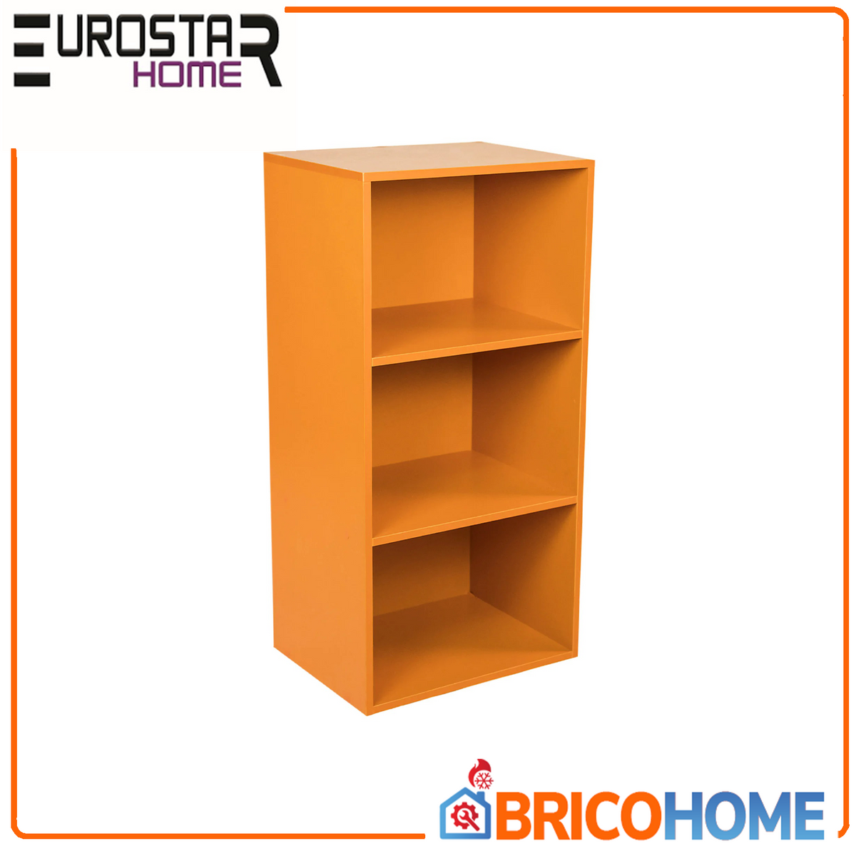 Libreria componibile modulare 3 Ripiani 42x29x89 cm in MDF laminato - FREE