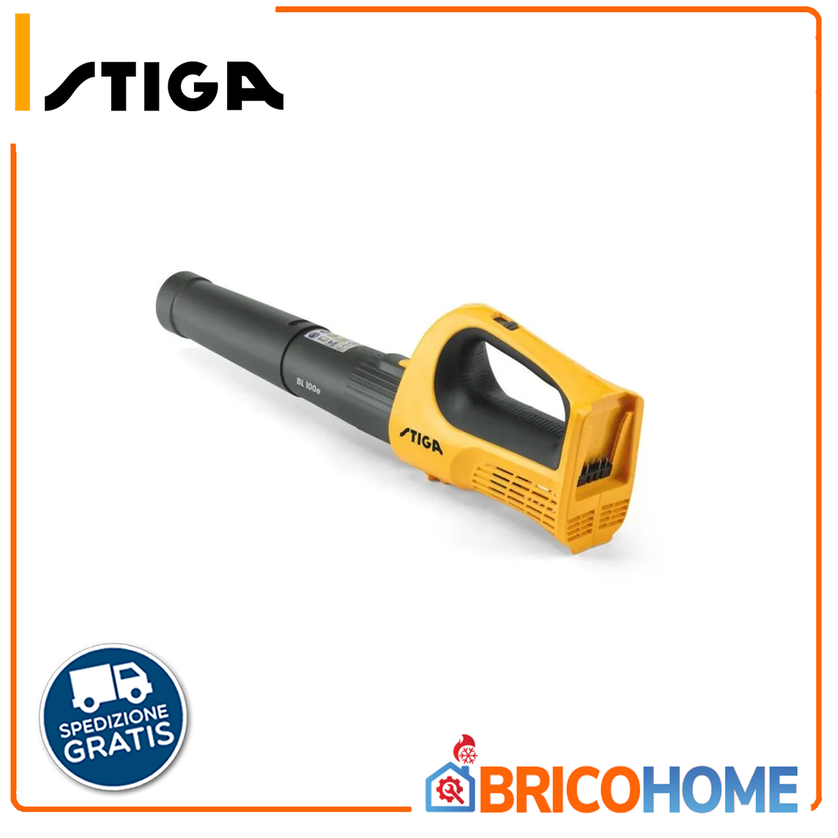 Soffiatore a batteria 20V 4Ah BL 100e Kit - STIGA