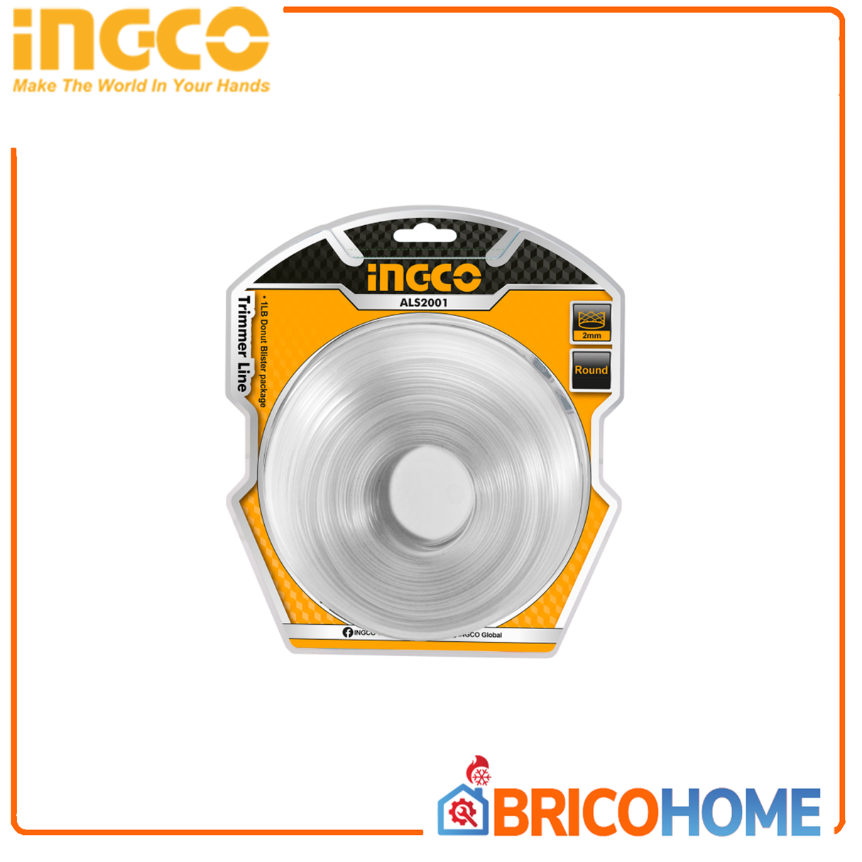 Filo per decespugliatore 2,0mm - INGCO
