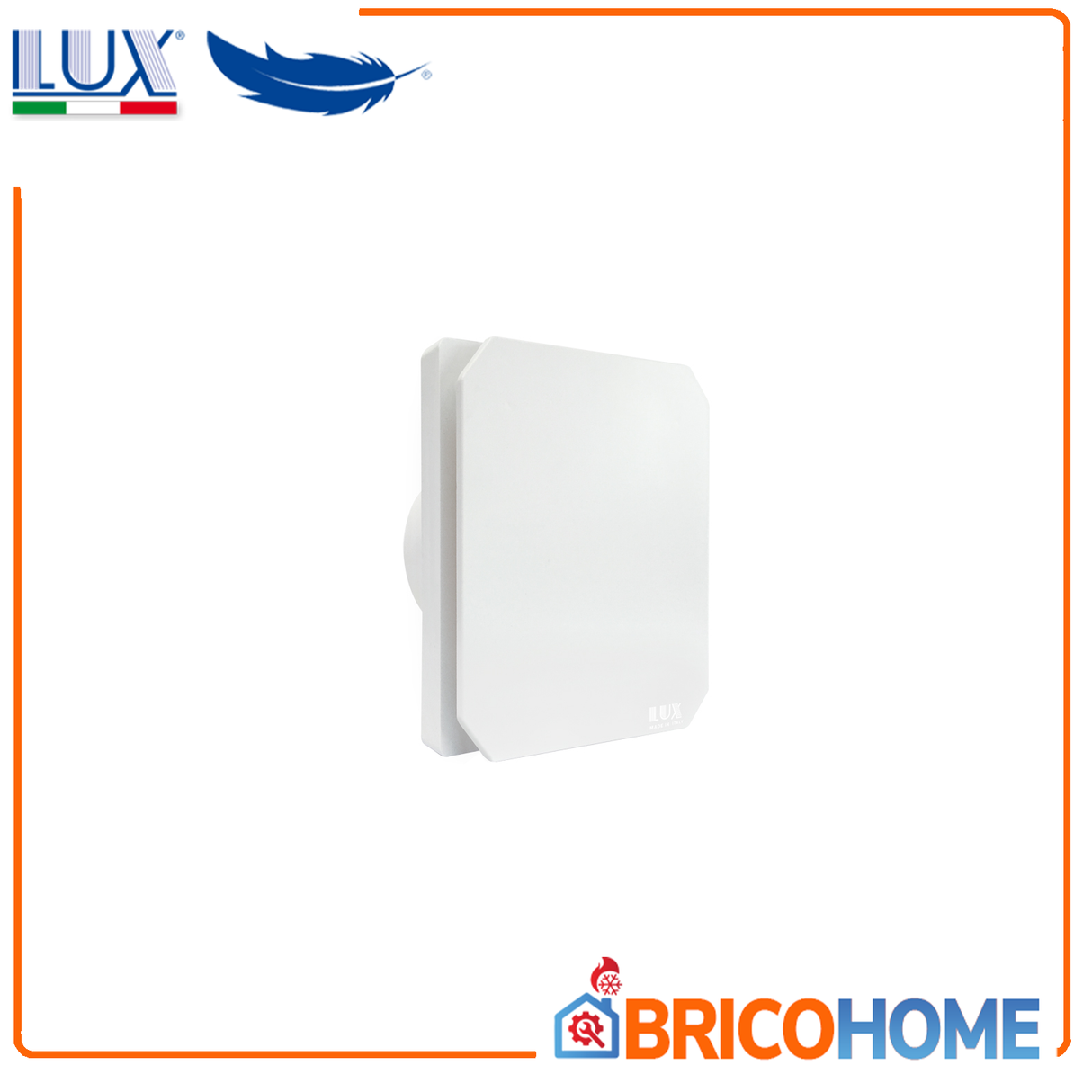 LUX - Aspiratore da Parete Assiale Serie LEVANTE | 80mm / 100mm | Finitura Antistatica | Tasselli Inclusi