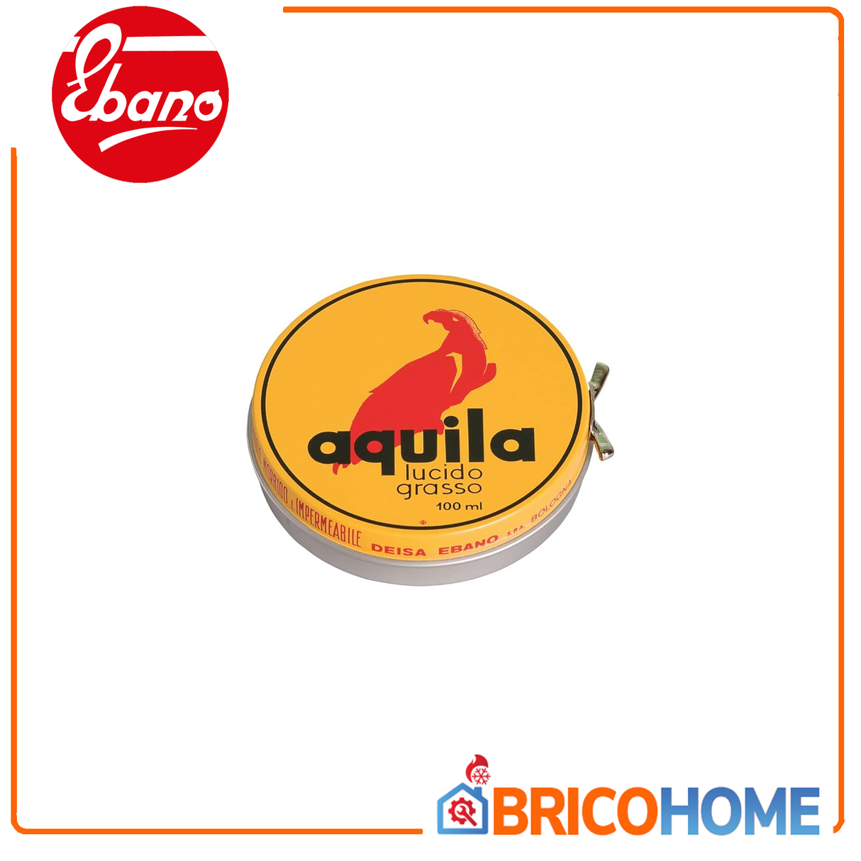 Grasso per scarpe in cuoio e pelle AQUILA 100ml