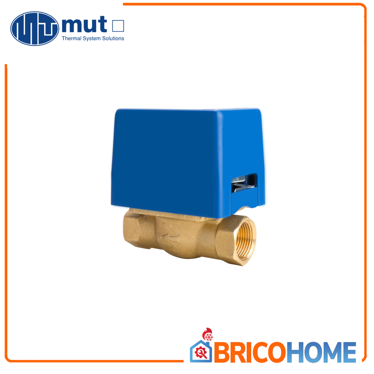 MUT Valvola di zona a 2 vie motorizzata con micro e ritorno a molla per circuiti idraulici - SF-2