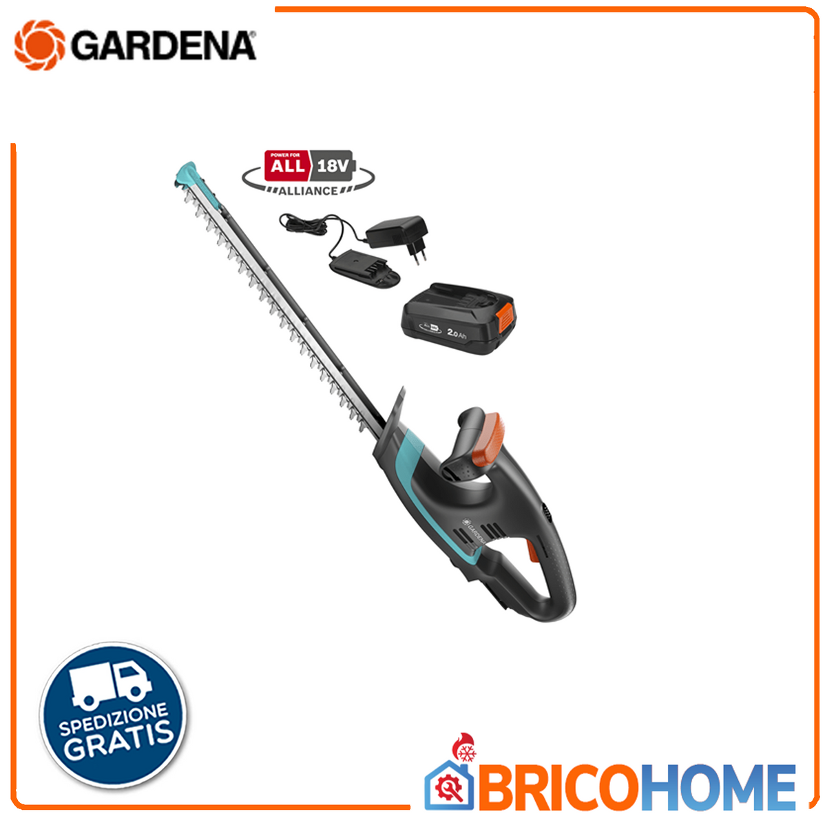 Tagliasiepi a batteria EasyCut 40/18V P4A GARDENA
