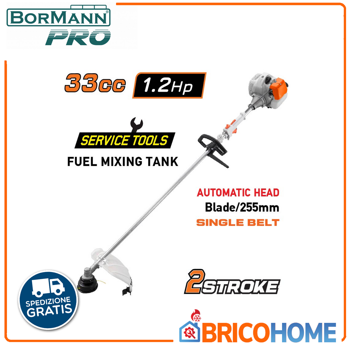 NAKAYAMA Decespugliatore a scoppio 33cc 1,2Hp - PB3326