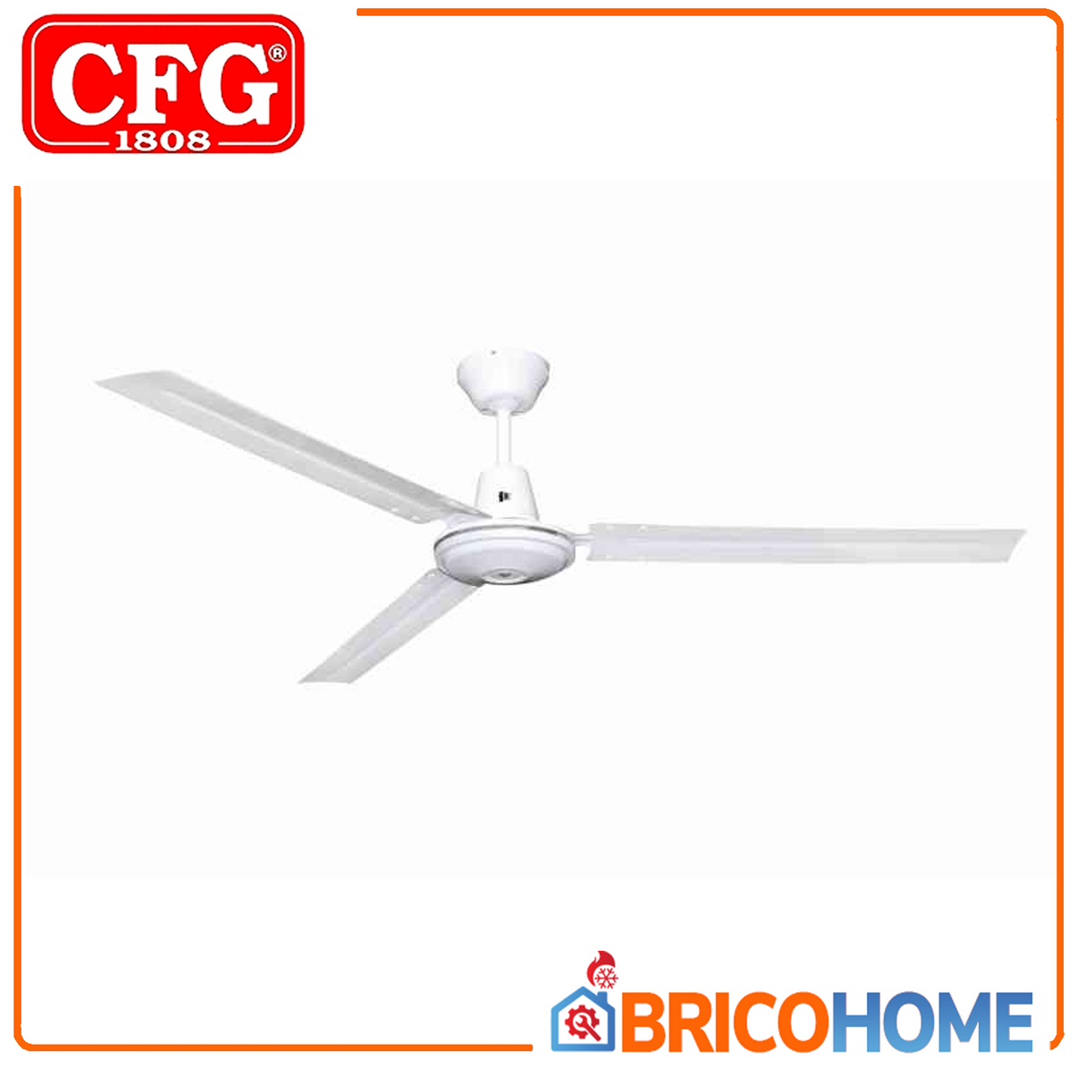 Ventilatore a soffitto Bianco 120 CM