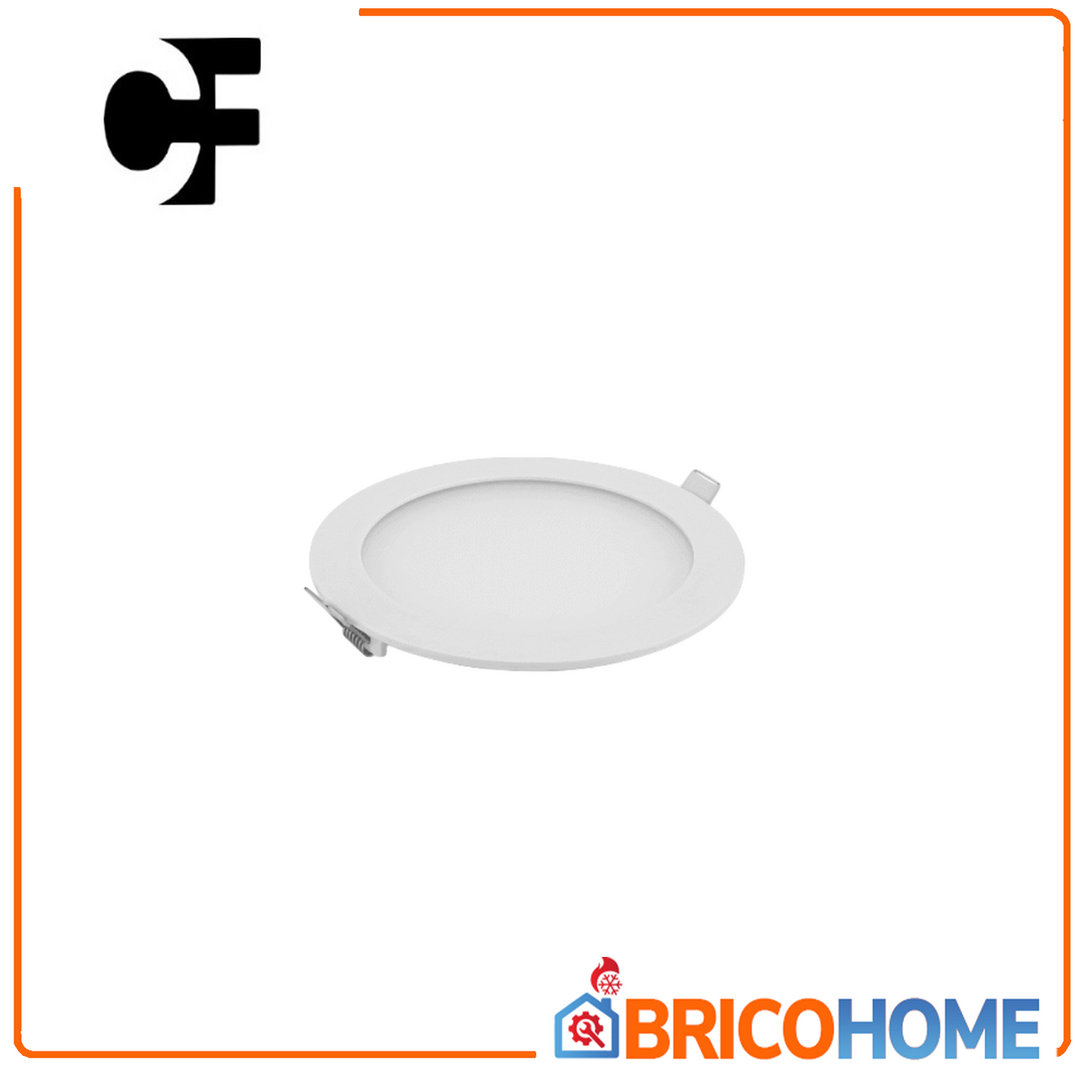 CF PLATE-R6W-CCT – Pannello LED da Incasso Rotondo 6W | CCT 3 in 1 | Ø120 mm