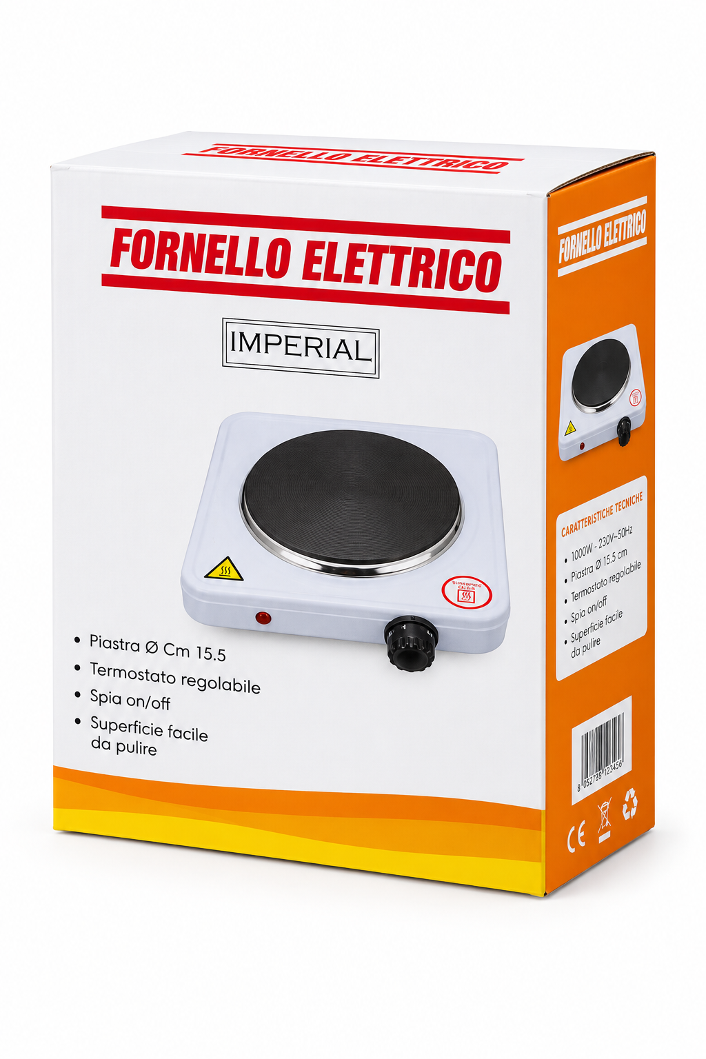 Imperial Fornello Elettrico - Confezione sfondo bianco