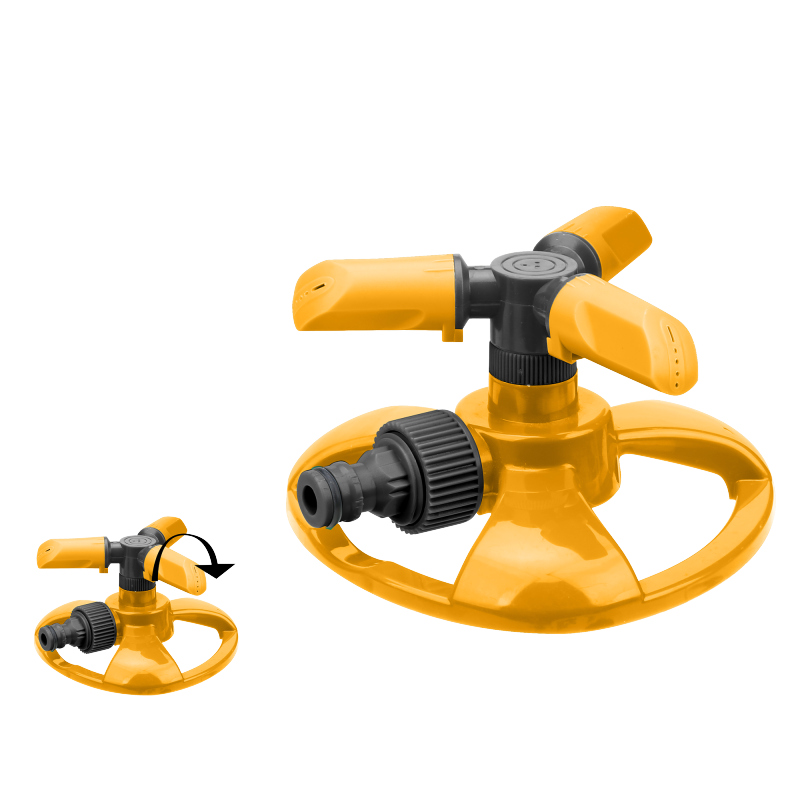 Irrigatore per giardino con tre bracci 360° - INGCO