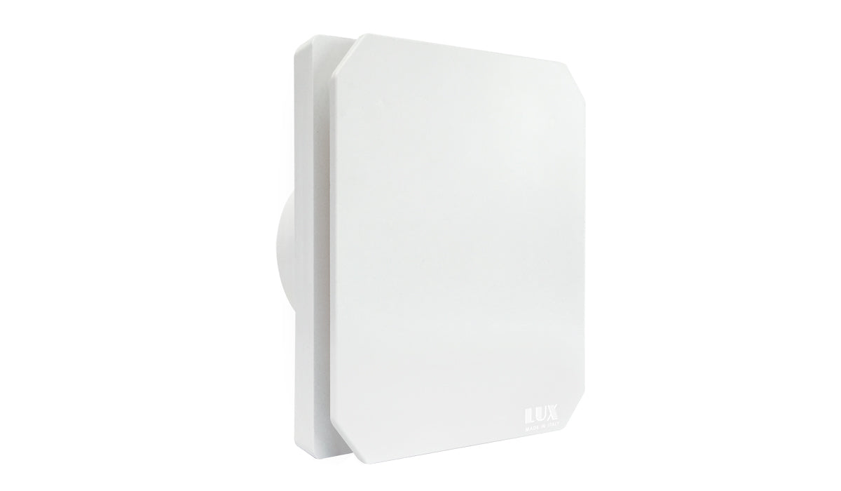 LUX - Aspiratore da Parete Assiale Serie LEVANTE | 80mm / 100mm | Finitura Antistatica | Tasselli Inclusi