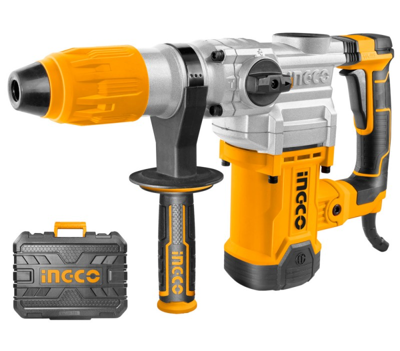INGCO - Bohrhammer RH1600388 | 1600W | SDS-MAX | 10J | Antivibration | Koffer-Set