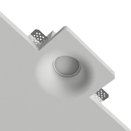 Conical recessed plaster spotlight for GU10 lamps