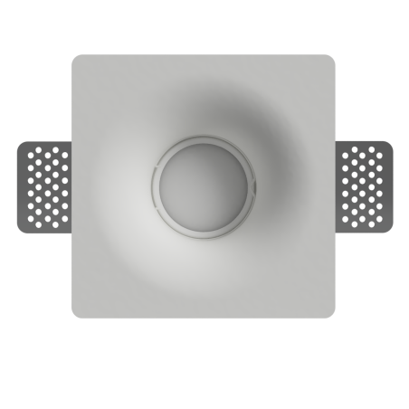 Conical recessed plaster spotlight for GU10 lamps