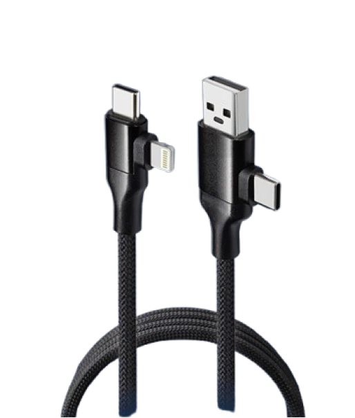 EUROMARKETING – Cavo Magnetico 4in1 IGZ303 | USB-C Lightning 3A 60W