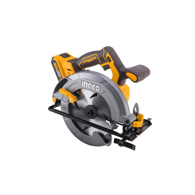 INGCO - Sega Circolare Brushless CSLI1851 | 20V P20S | 185mm | 4800 giri/min | Taglio 90° 65mm | Solo Corpo